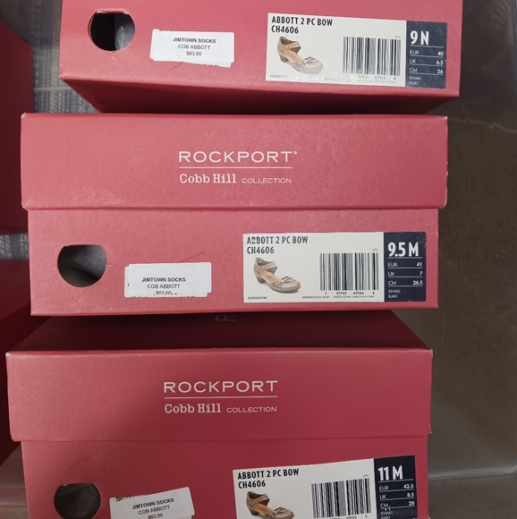Rockport Cobb Hill collection Abbott 2 pc bow heels - Picture 3 of 12
